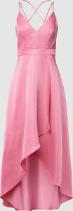 Różowa sukienka Jake*s z dekoltem w kształcie litery v midi