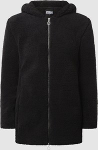 Czarny płaszcz Urban Classics krótki w stylu casual
