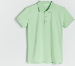 Zielona koszulka dziecięca Reserved dla chłopców