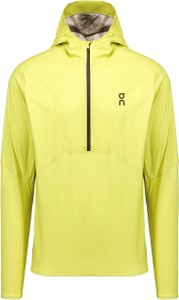 Żółta kurtka On Running krótka w sportowym stylu z tkaniny