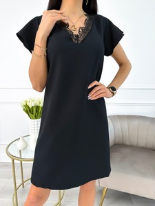 orsay sukienka koronkowa czarna - stylowo i modnie z Allani