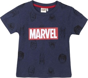 Granatowa koszulka dziecięca Marvel