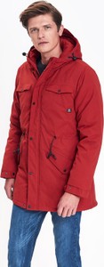 Czerwona kurtka Top Secret w stylu casual