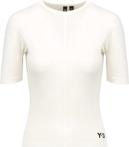Bluzka Y-3 z krótkim rękawem z bawełny w stylu casual