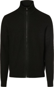 Czarny sweter Andrew James ze stójką w stylu casual