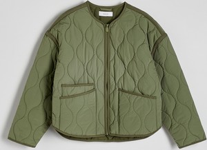 Zielona kurtka Reserved z tkaniny w stylu casual