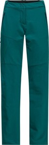 Zielone spodnie Jack Wolfskin
