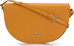 Pomarańczowa torebka Wittchen na ramię średnia w młodzieżowym stylu