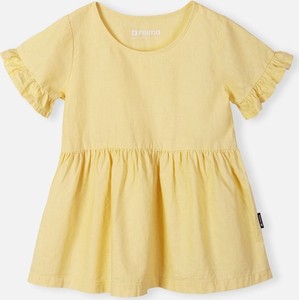 Żółta sukienka dziewczęca Reima