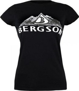 T-shirt Bergson z bawełny z krótkim rękawem