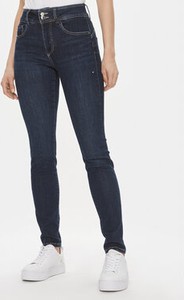 Granatowe jeansy Guess w stylu casual