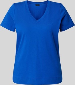 Niebieski t-shirt Joop! w stylu casual