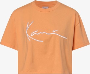 Pomarańczowa bluzka Karl Kani z bawełny