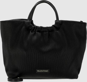 Czarna torebka Valentino by Mario Valentino matowa duża w stylu glamour