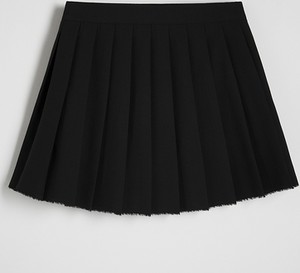 Czarna spódnica Reserved z tkaniny w stylu casual