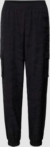 Czarne spodnie DKNY z dresówki
