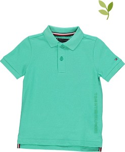 Zielona koszulka dziecięca Tommy Hilfiger dla chłopców