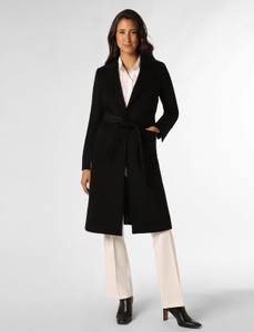 Czarny płaszcz Max & Co. z wełny bez kaptura w stylu casual