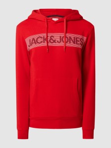 Czerwona bluza Jack & Jones z bawełny