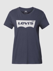 T-shirt Levis z okrągłym dekoltem z bawełny