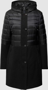 Czarny płaszcz Gil Bret w stylu casual z kapturem