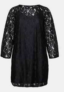 Sukienka Vero Moda mini z długim rękawem z okrągłym dekoltem