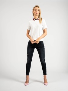 Bluzka ubierzsie.com w stylu casual z bawełny z krótkim rękawem