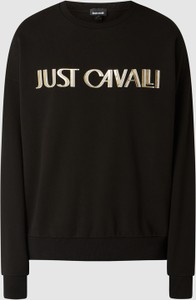 Bluza Just Cavalli w młodzieżowym stylu z nadrukiem z bawełny