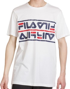 T-shirt Fila z bawełny z krótkim rękawem