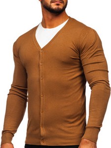 Brązowy sweter Denley w stylu casual