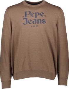 Sweter Pepe Jeans z okrągłym dekoltem z bawełny