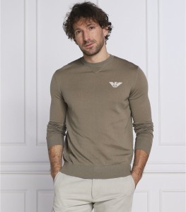 Sweter Emporio Armani z wełny w stylu casual
