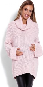 Różowy sweter Peekaboo