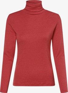 Czerwona bluzka brookshire w stylu casual z długim rękawem