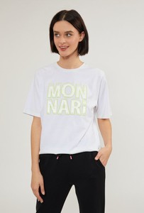 T-shirt Monnari z krótkim rękawem w młodzieżowym stylu