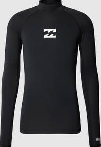 Czarna koszulka z długim rękawem Billabong w sportowym stylu