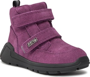 Fioletowe buty dziecięce zimowe Bartek