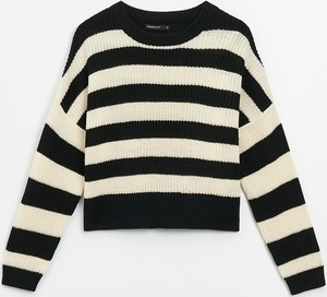 Sparkz Sweter oversize jasny pomara\u0144czowy Warkoczowy wz\u00f3r W stylu casual Moda Swetry Swetry oversize 