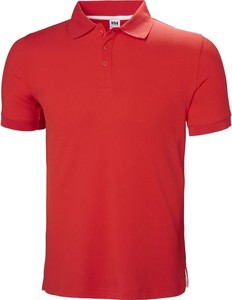 Czerwona koszulka polo Helly Hansen z krótkim rękawem w stylu casual