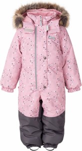 Różowa kurtka dziecięca Lenne dla dziewczynek z tkaniny