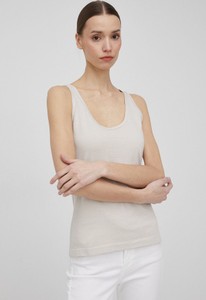 Bluzka Calvin Klein z okrągłym dekoltem na ramiączkach