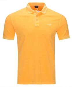 Pomarańczowa koszulka polo Joop! z krótkim rękawem w stylu casual