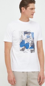 T-shirt Hugo Boss w młodzieżowym stylu z krótkim rękawem z bawełny