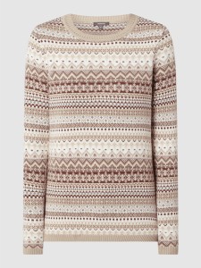 Sweter Montego z bawełny w stylu skandynawskim