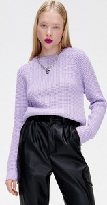 Fioletowy sweter Cropp w stylu casual