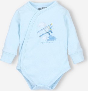 Niebieskie body niemowlęce NINI dla chłopców