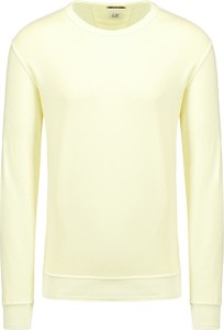 Żółta bluza Cp Company z polaru w stylu casual