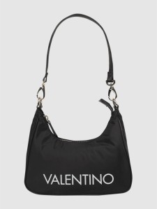 Czarna torebka Valentino Bags lakierowana na ramię
