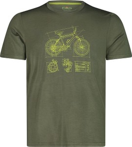 Zielony t-shirt CMP