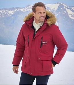 Czerwona kurtka Atlas For Men w młodzieżowym stylu